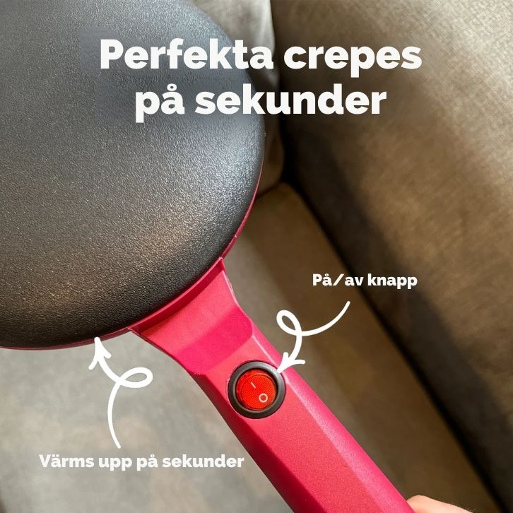 Dalmasar - Crepejärn för perfekta pannkakor