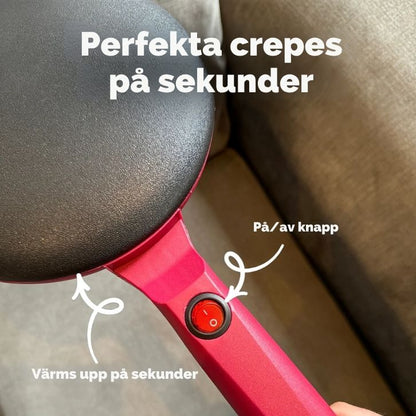 Dalmasar - Crepejärn för perfekta pannkakor